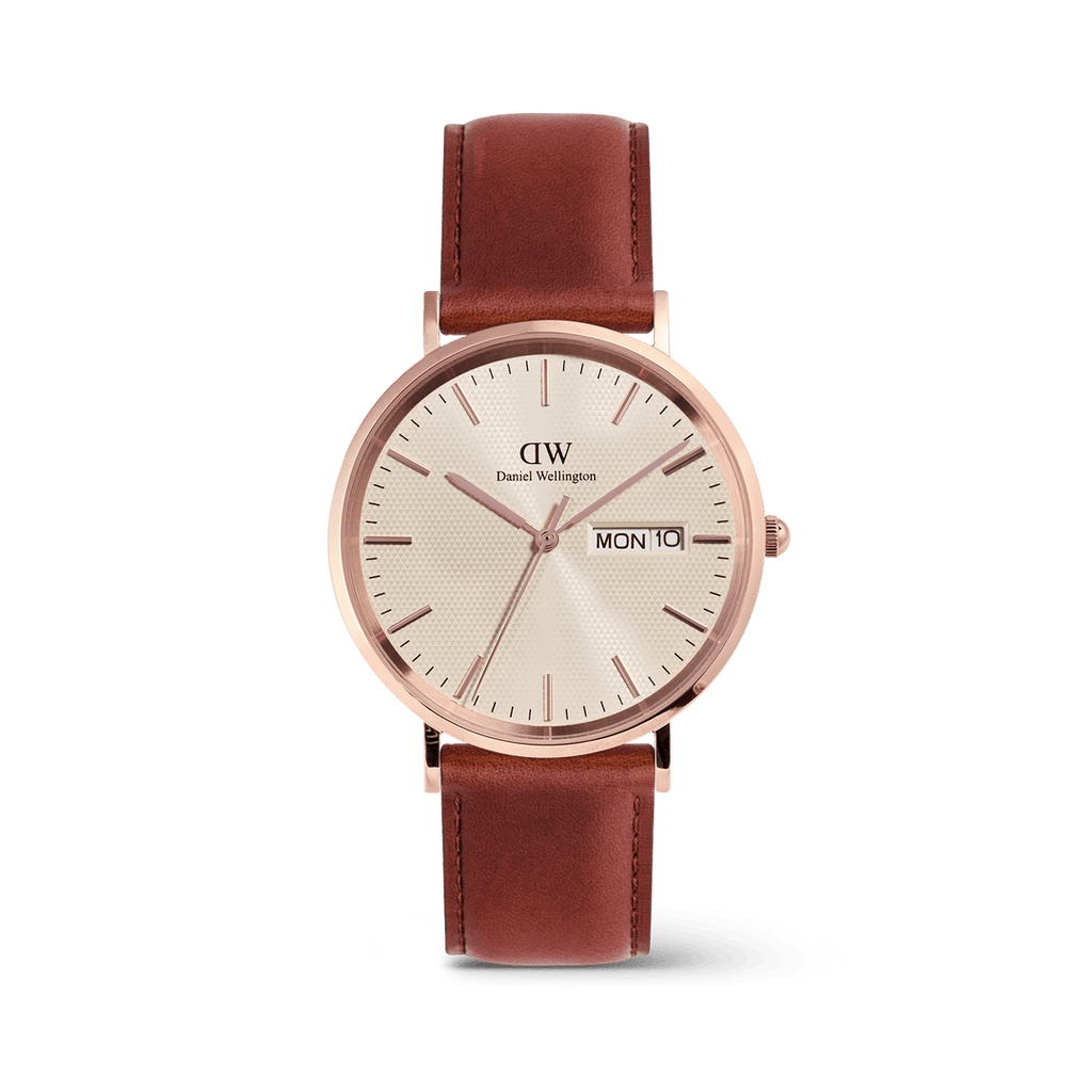 Daniel Wellington Classic Day Display St Mawes Rose Gold Champagne