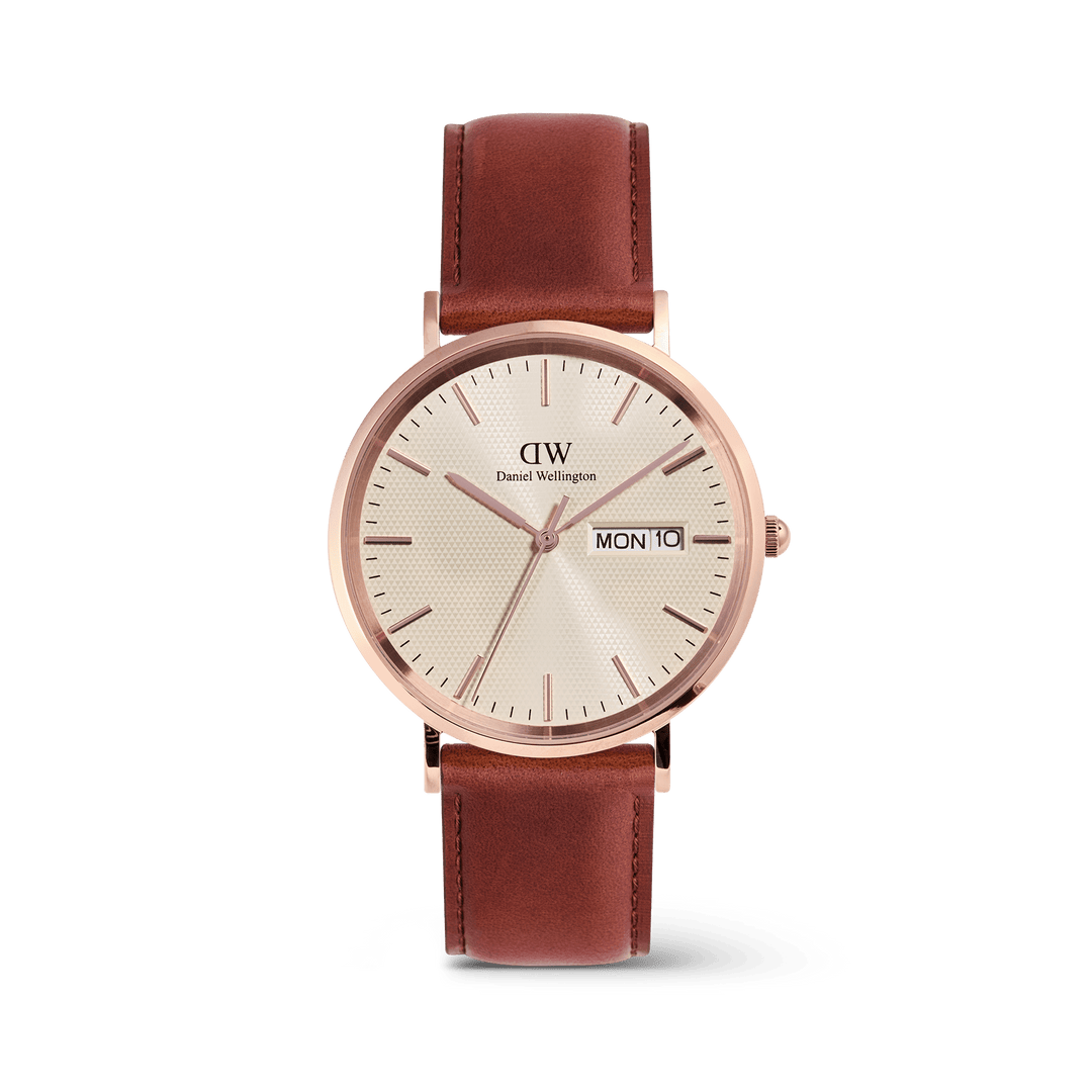Daniel Wellington Classic Day Display St Mawes Rose Gold Champagne