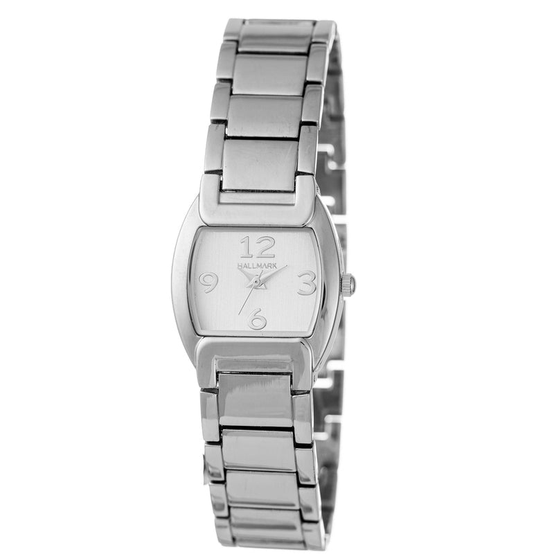 Hallmark Ladies Silver Watch Square Face