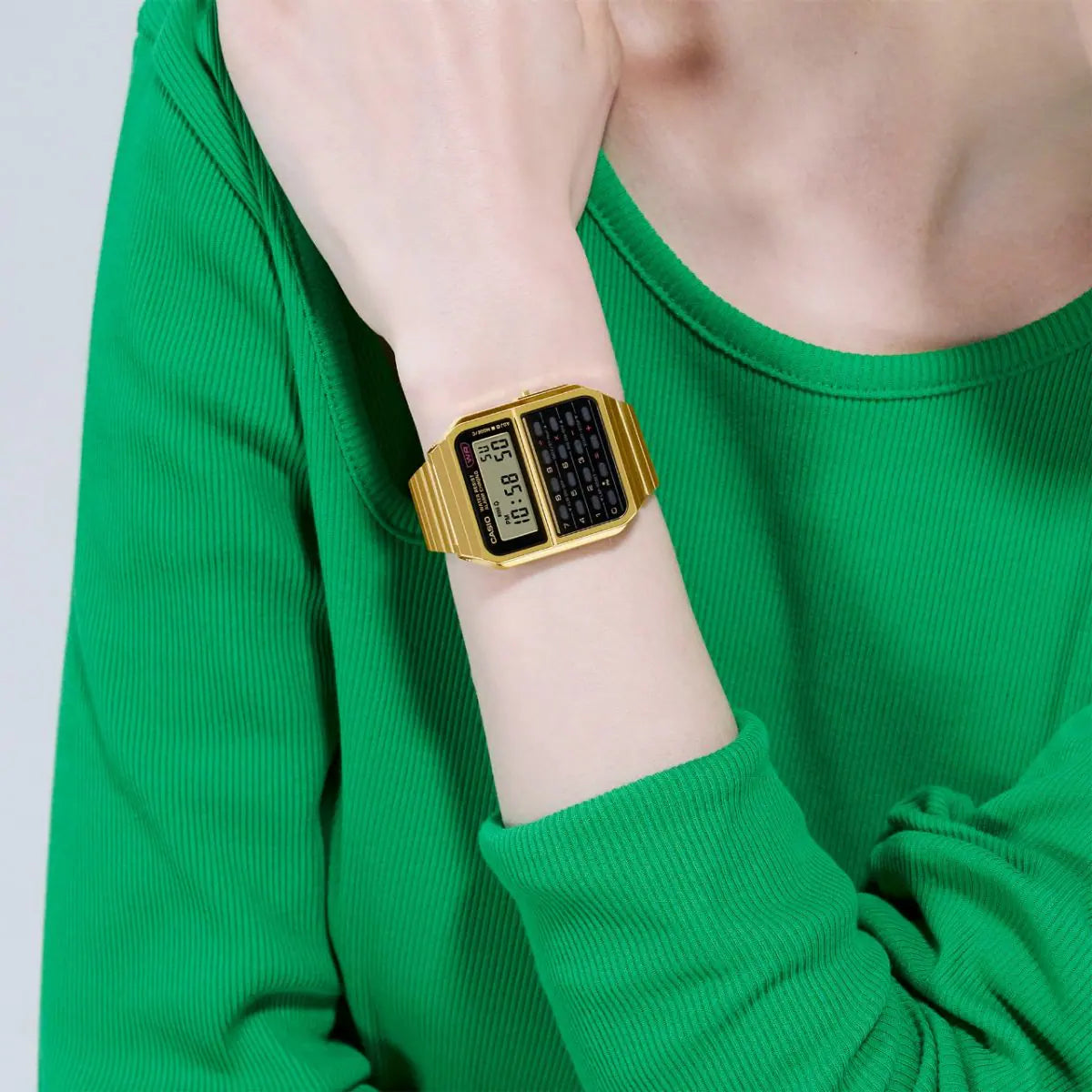 Casio Gold Retro Calculator Watch CA-500WEG-1ADF