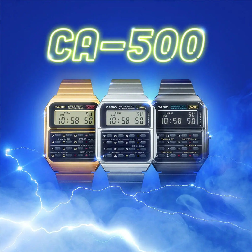 Casio Gold Retro Calculator Watch CA-500WEG-1ADF