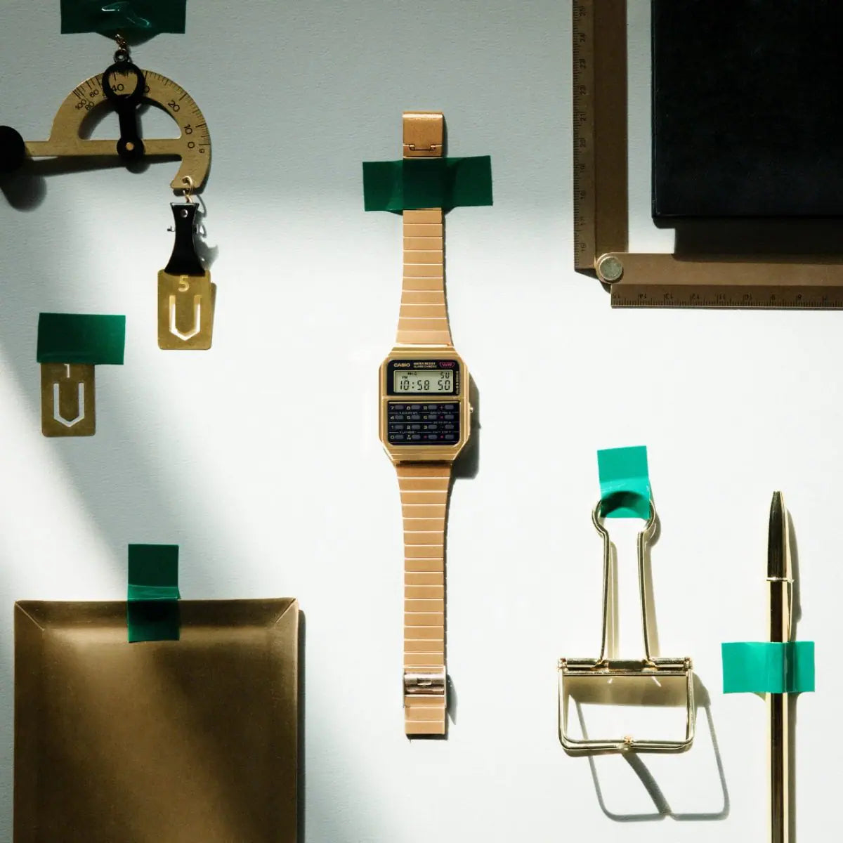 Casio Gold Retro Calculator Watch CA-500WEG-1ADF
