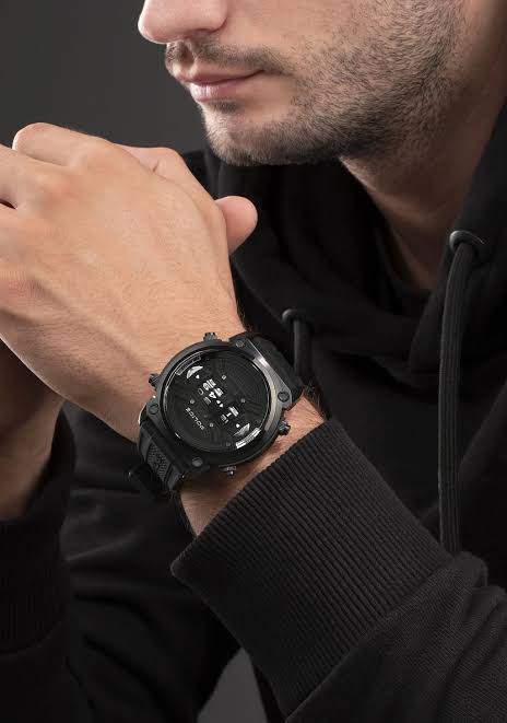 Police Rotor Gents Black Watch