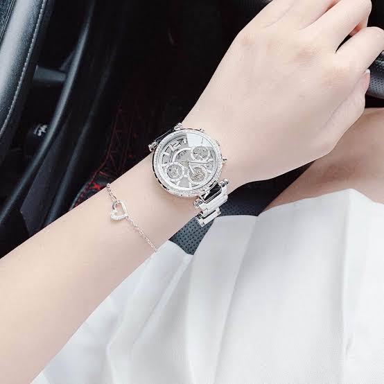 Guess Solstice Silver Ladies Watch