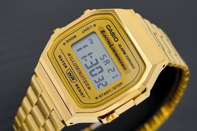 Casio Gold Retro Illuminator A168WG-9WDF