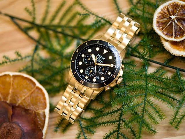 Fossil Men's FB - 01 Chronograph, Gold-Tone Stainless Steel Watch