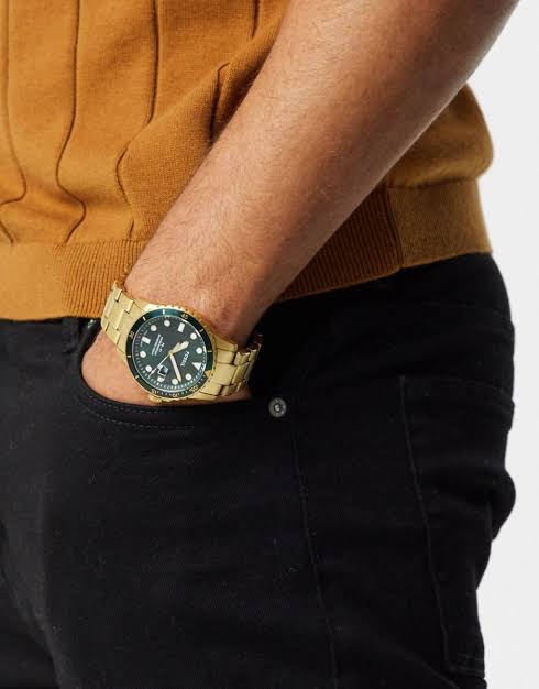 Fossil Men's FB - 01 Chronograph, Gold-Tone Stainless Steel Watch