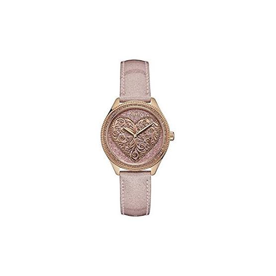 Guess Trend Pink Leather Ladies Watch