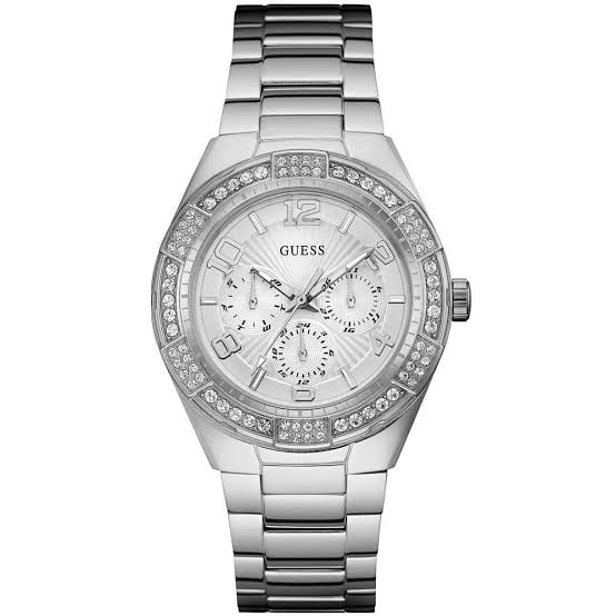 Guess Luna Silver Watch