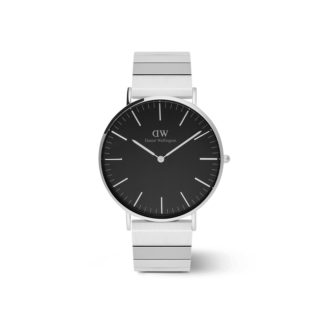 Daniel Wellington Silver Classic Piano Onyx