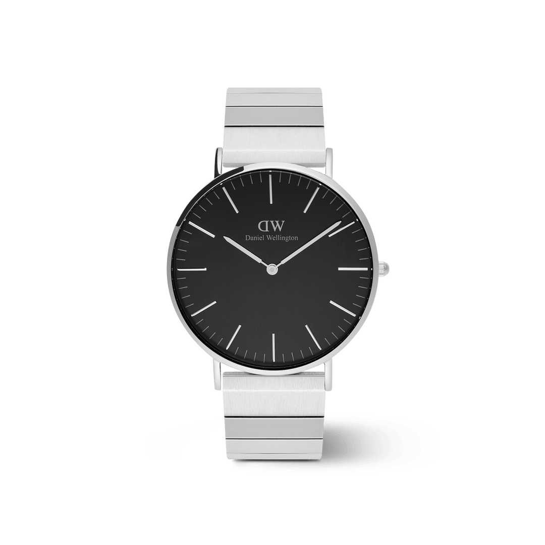 Daniel Wellington Silver Classic Piano Onyx