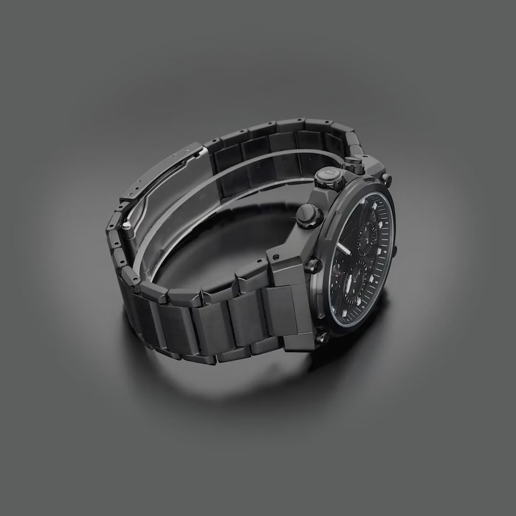 Police Airflow Watch Black