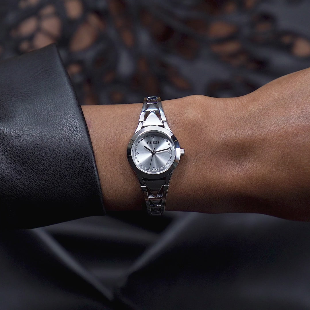 Guess Tessa Silver Ladies Watch