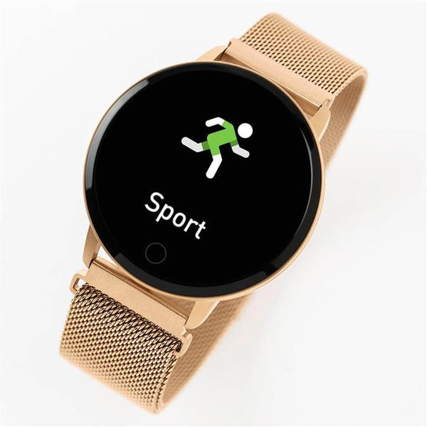 Reflex Active Unisex Rosegold Mesh Smart Watch