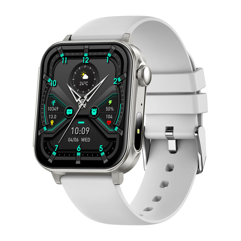Colmi P80 Silver Silicon Smartwatch