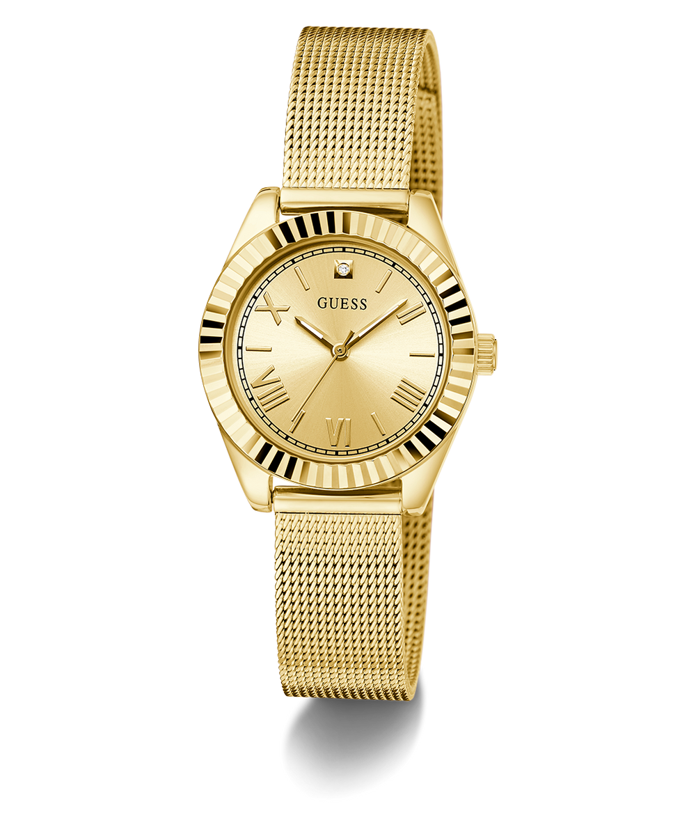 GUESS Ladies Gold Tone Analog Watch