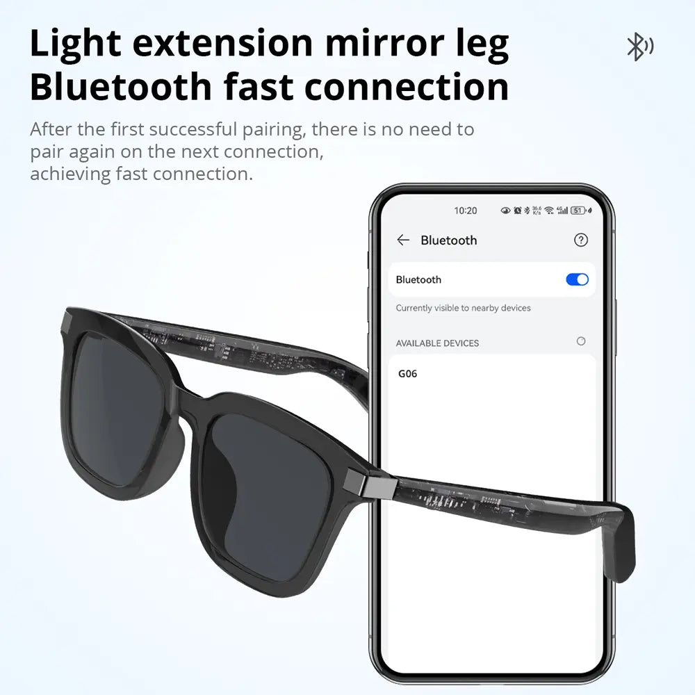COLMI G06 Smart Glasses Brown