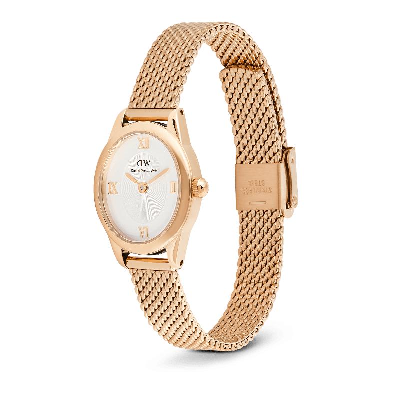 Daniel Wellington Ophelia Mini Mesh White Rose Gold Women's Watch