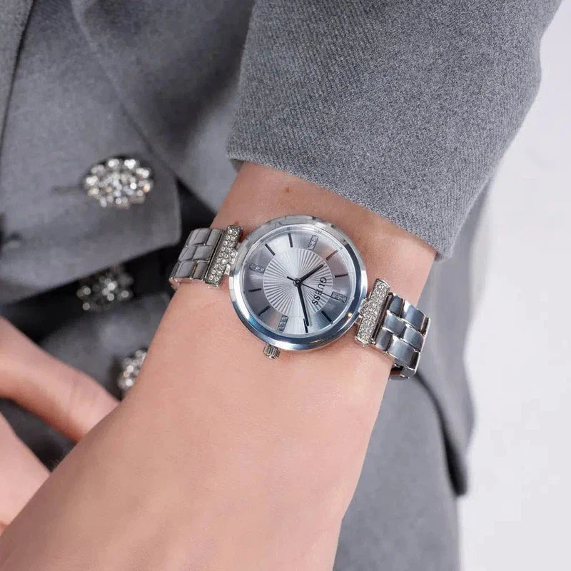 Guess Array Silver Watch