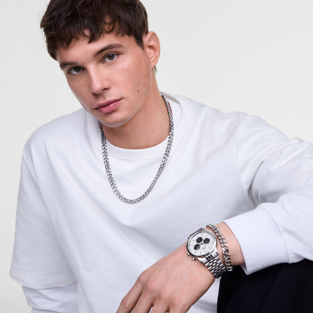 Daniel Wellington Iconic 42 Arch Off-White Panda