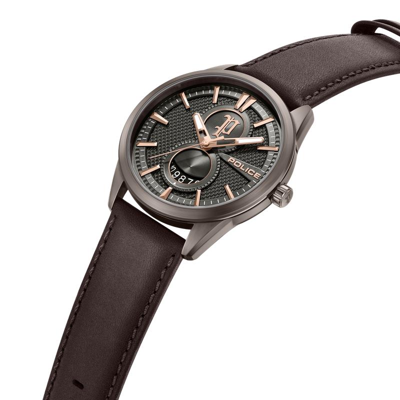Police Styleshift Brown Leather
