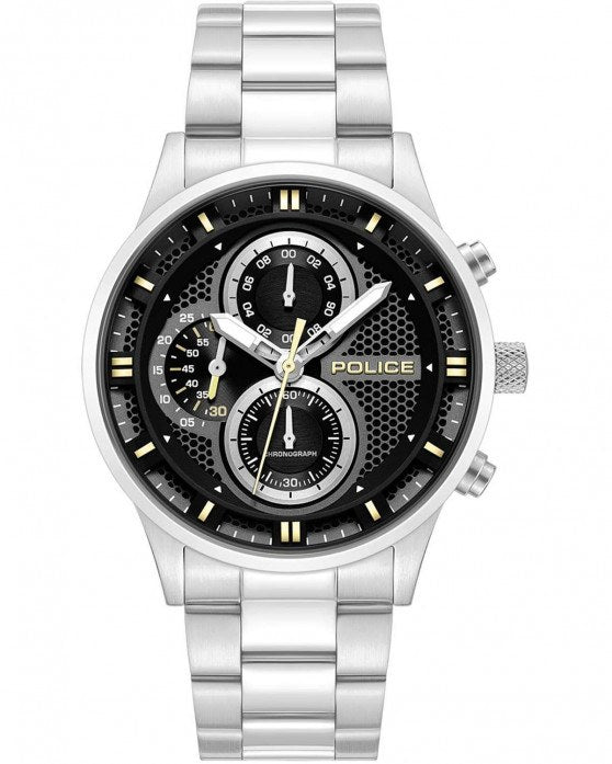 Police stainless steel gents watch