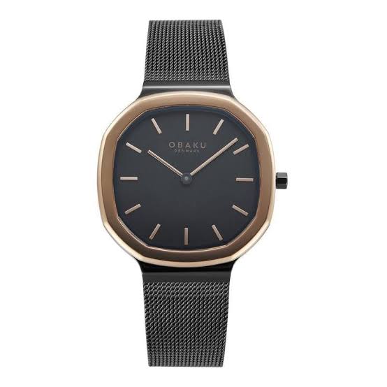 Obaku Gents octagonal dress black mesh