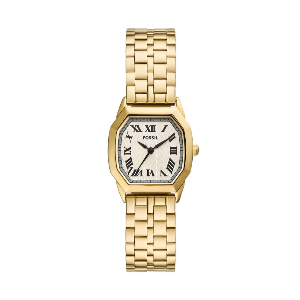 Fossil Harlow gold