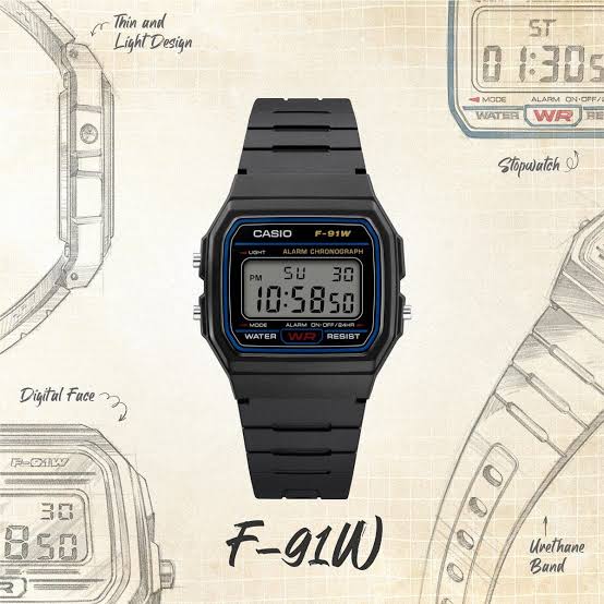 Casio F91W