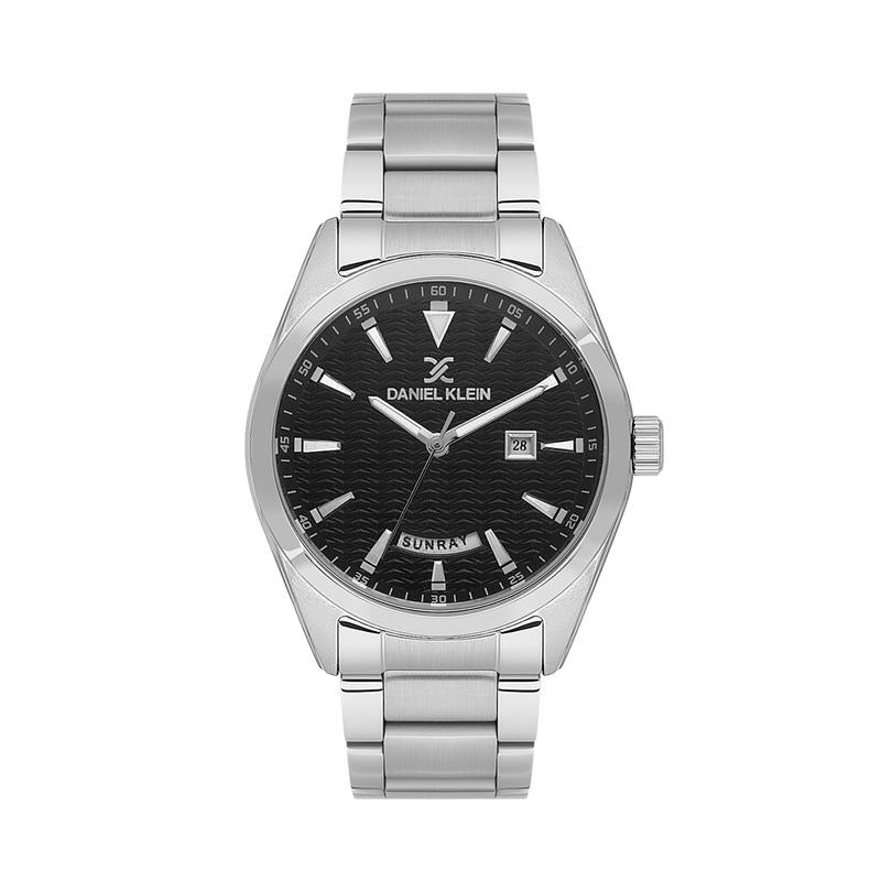 Daniel Klein Premium Men's Round Quartz Watch with Black Dial