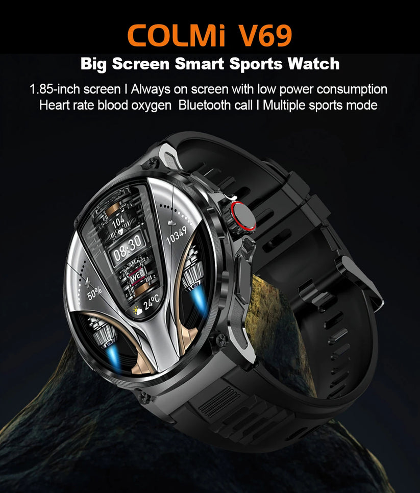 Colmi V69 Smart Watch Black
