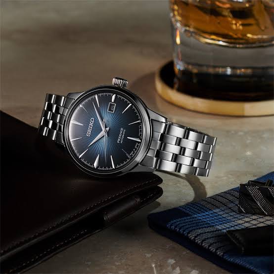 Seiko Presage Cocktail Time Blue Moon Watch - SRPB41J1