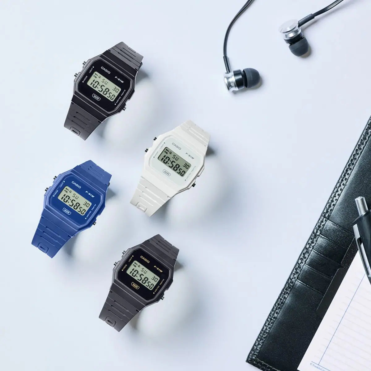 Casio Digital F-91WB-7A