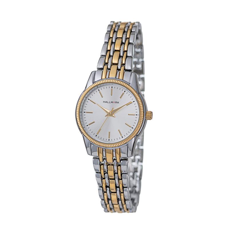 Hallmark Ladies Two-Tone Bracelet Watch