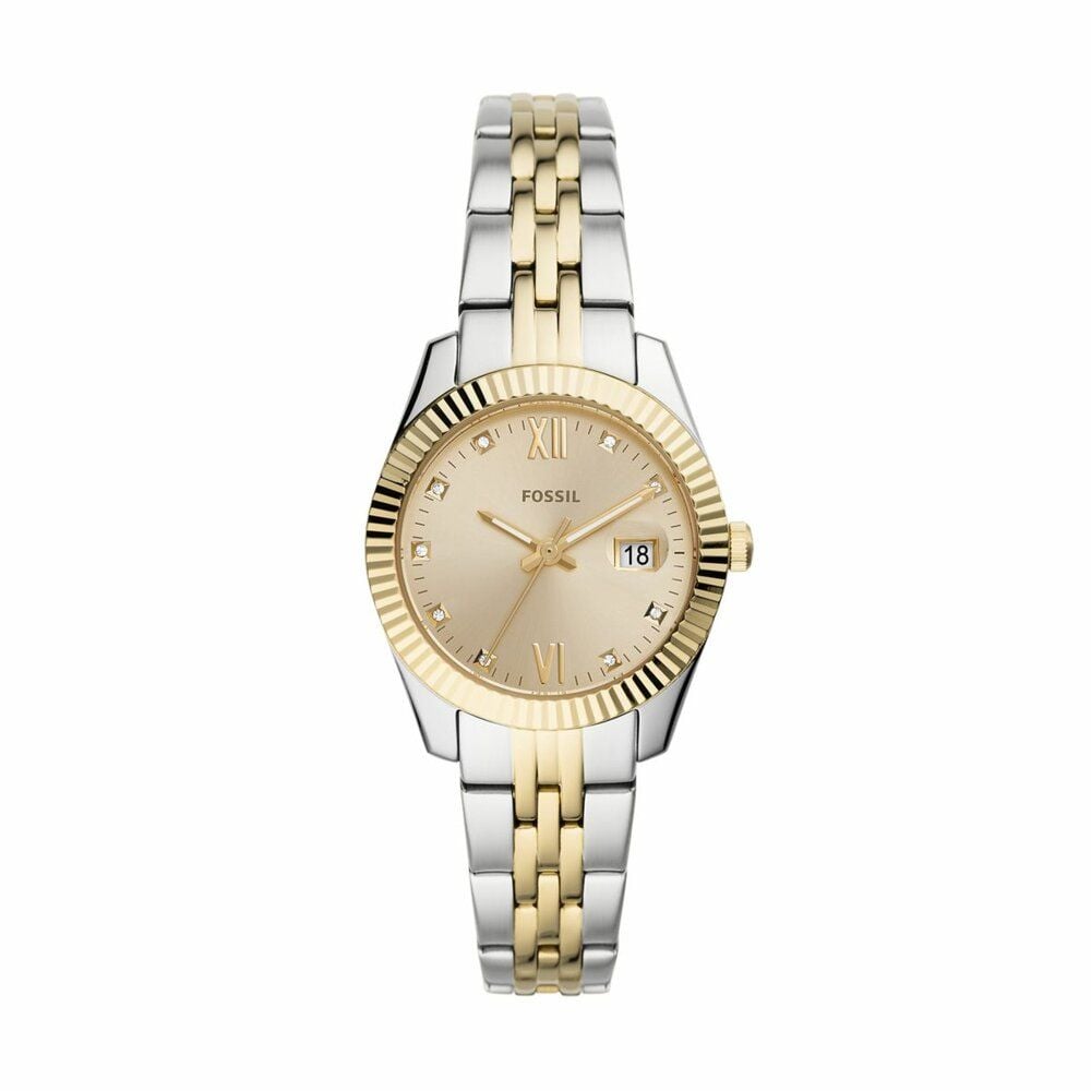 Fossil Scarlett mini 2 tone