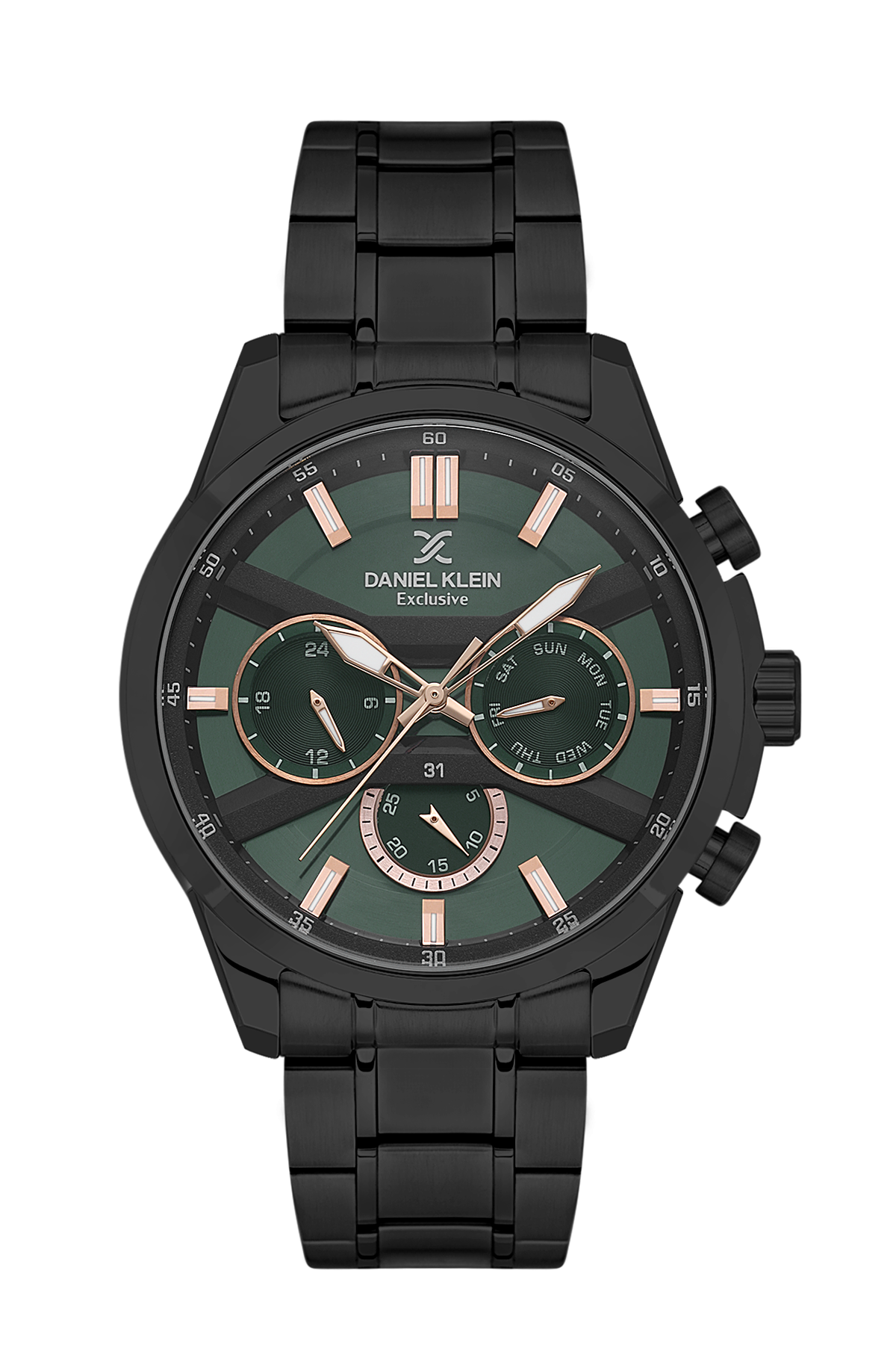 Daniel klein Exclusive gents black green and gold