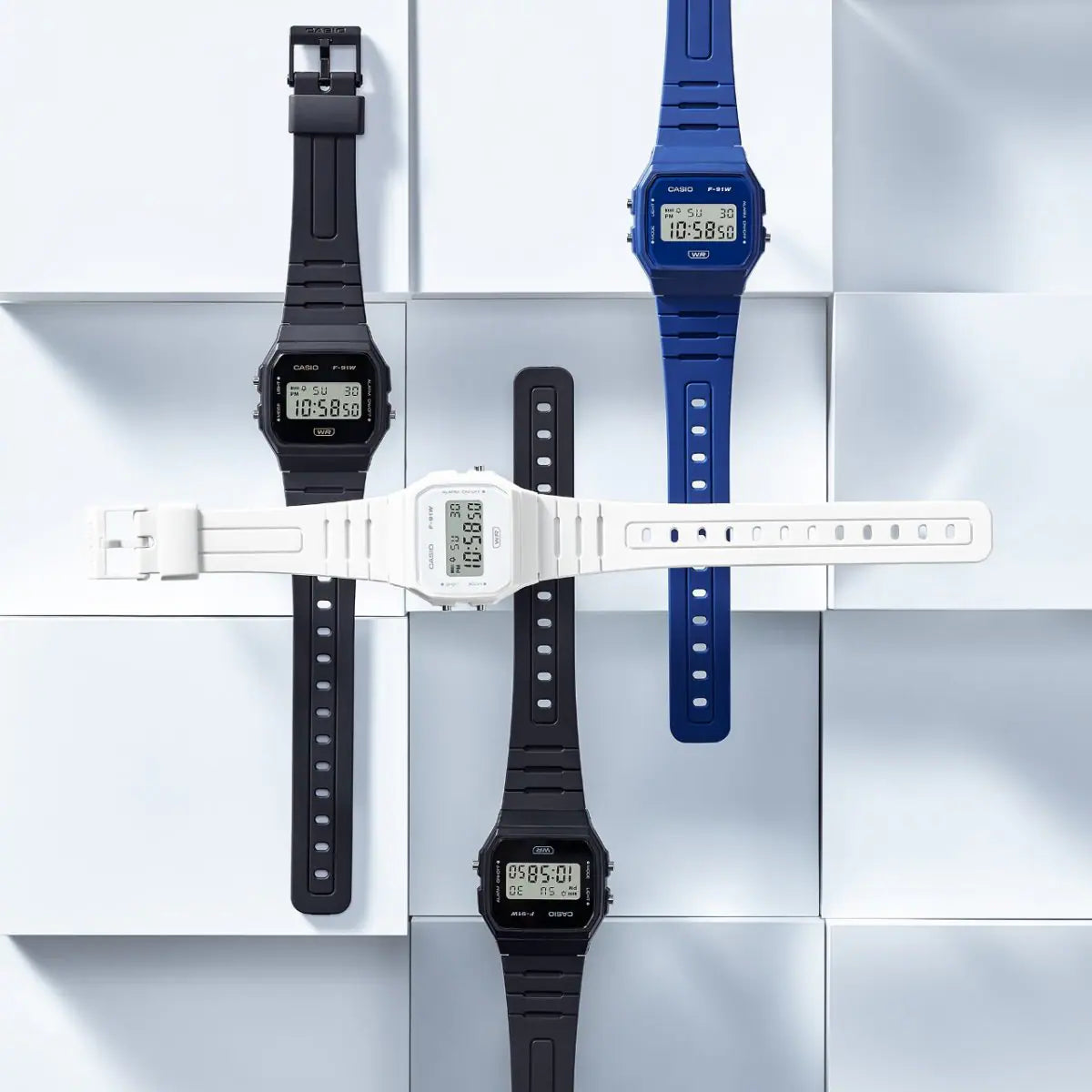 Casio Digital F-91WB-7A