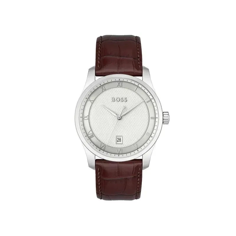 Boss principle prestige brown leather