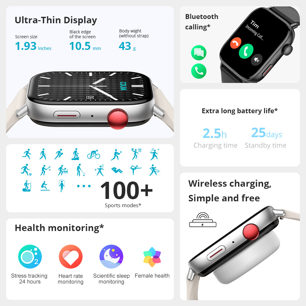 Colmi C8 Max Black Smart Watch