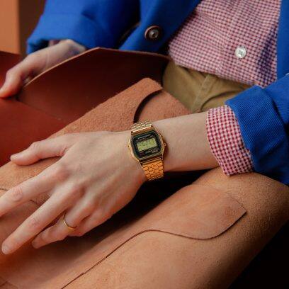 Casio Retro Gold