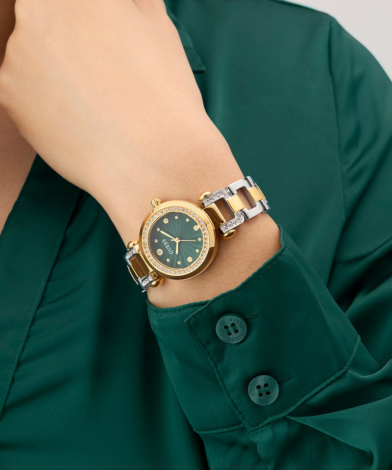 GUESS Ginger Ladies 2-Tone Gold Tone Analog Watch
30mm
