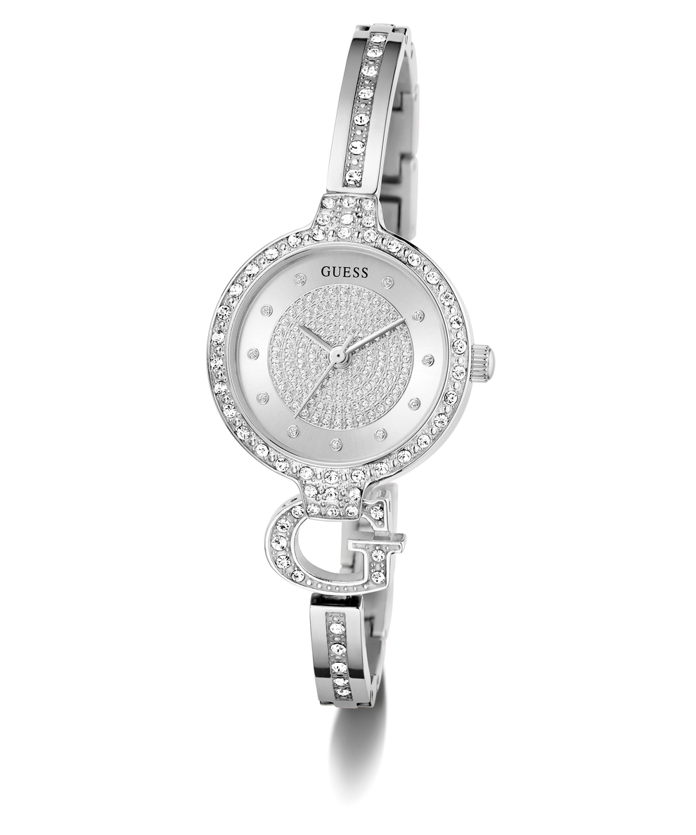 GUESS Ladies Giselle Silver Tone Analog Watch