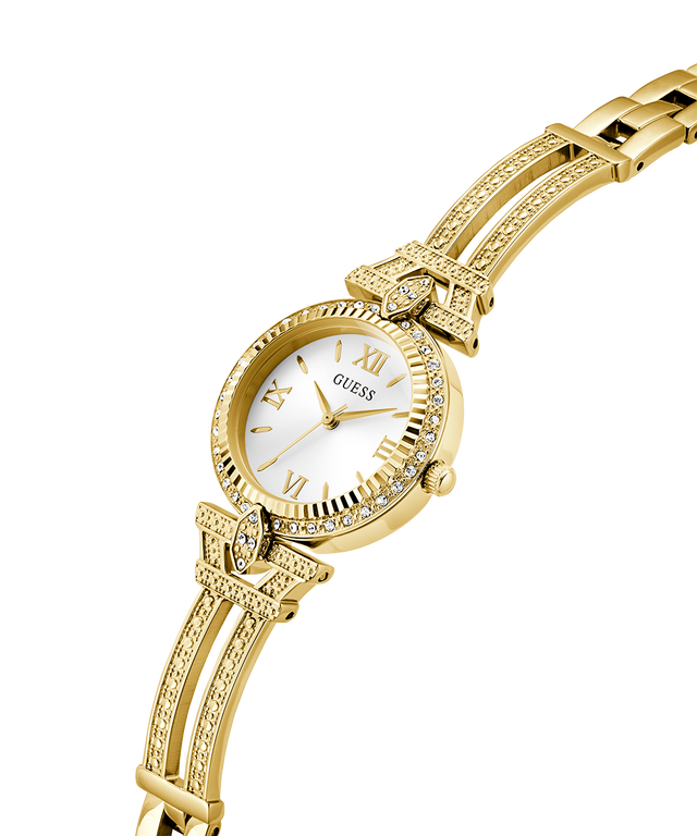 GUESS Ladies Gold Tone Analog Watch
28mm