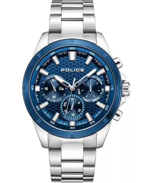 Police deep blue dial chonograph