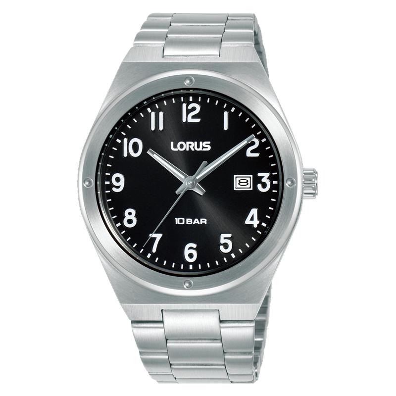 Lorus gents stainless steel date