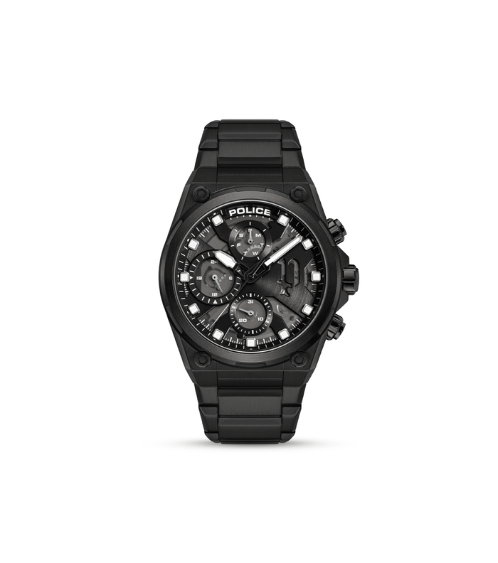 Police Airflow Watch Black
