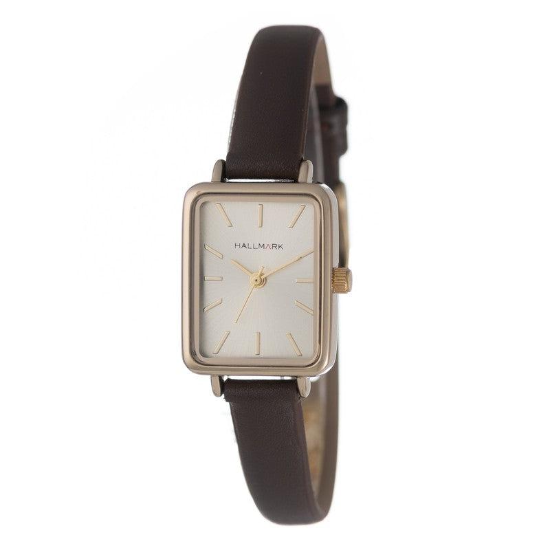 Hallmark ladies brown strap