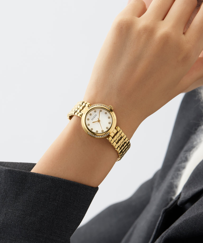 Guess Ladies Gold Watch