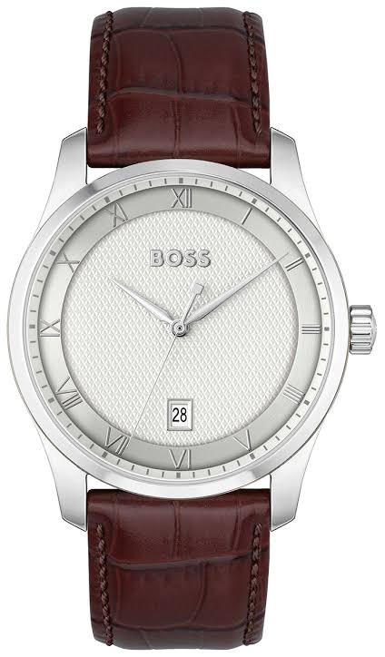 Boss principle prestige brown leather