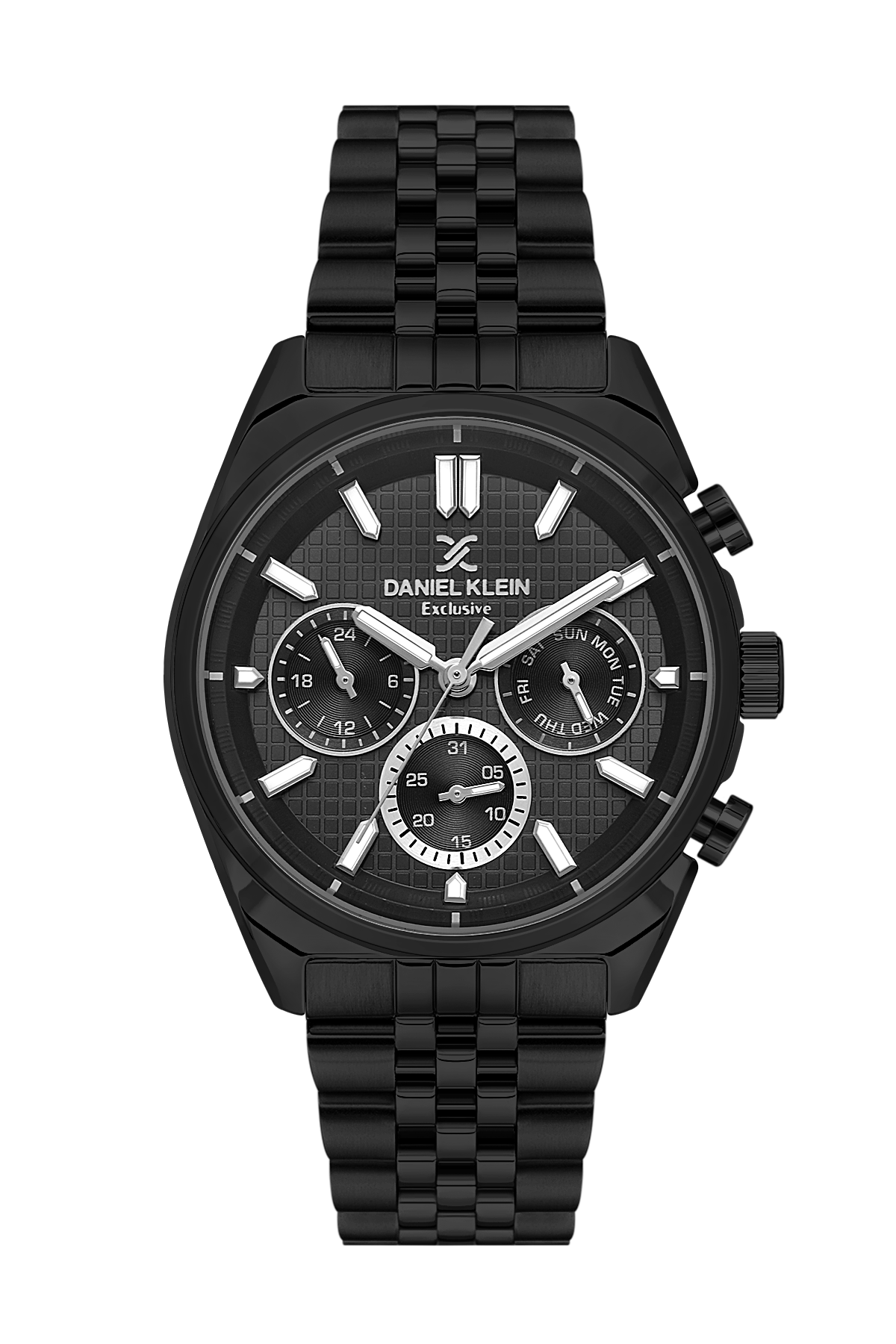 Daniel klein Exclusive Black stainless steel Chronograph